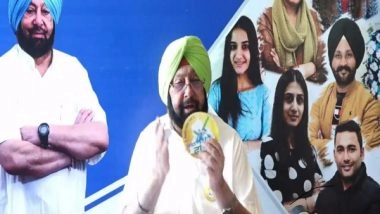 India News | Punjab CM Wears 'I Am Vaccinated' Badge to Promote COVID-19 Vaccination