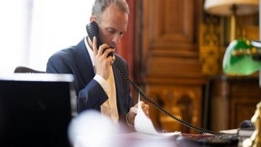 World News | UK Foreign Secretary Raab Restates Concerns over Hong Kong, Xinjiang in Call with Chinese Counterpart