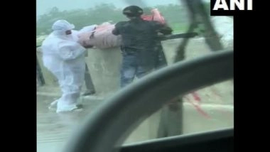 India News | 2 Held After Video of COVID Patient's Body Being Dumped in River in UP's Balrampur Goes Viral