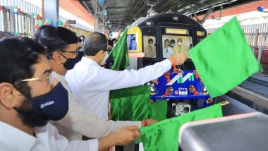 Maharashtra CM Uddhav Thackeray Inaugurates Mumbai Metro Lines Testing, Other Projects