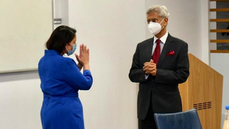 EAM S Jaishankar Meets UK Minister Priti Patel in London to Sign Migration and Mobility Partnership Agreement Between India and Britain