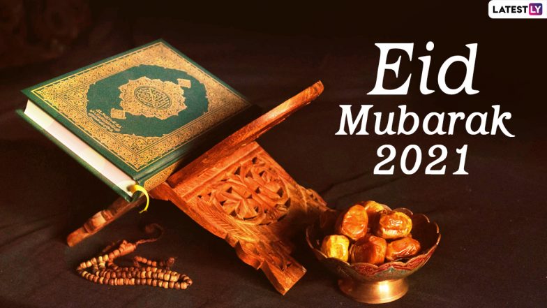Eid al-Fitr 2021 Wishes & Eid Mubarak Messages: Happy Eid Greetings, Quotes, Shayari, Chand Mubarak HD Photos, GIFs, WhatsApp Stickers, and Telegram Pics to Celebrate the Day