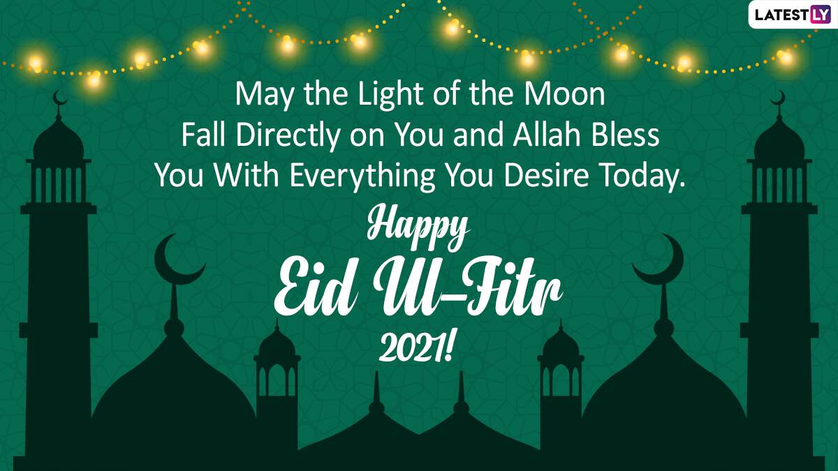 Eid al-Fitr Mubarak 2021 Greetings: Send WhatsApp Stickers ...