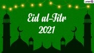 Eid al-Fitr Mubarak 2021 Greetings: Send WhatsApp Stickers, Happy Eid Wishes, Eid ul-Fitr Facebook Quotes, Signal HD Images and Telegram Messages to Mark the End of Ramadan