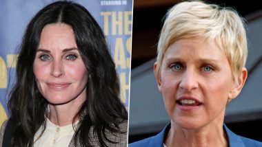 Ellen DeGeneres Reveals Why She's Staying at Courteney Cox's Home in California