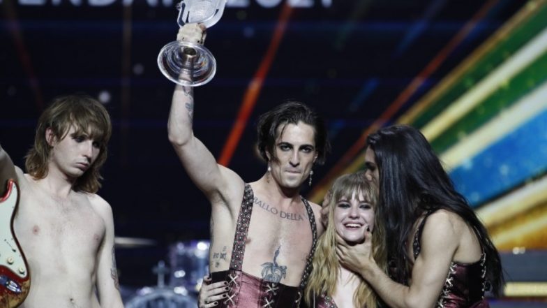 Eurovision 2021 Grand Final: Italy&rsquo;s M&aring;neskin Wins the Music Event, Beats France&rsquo;s Barbara Pravi by 25 Points