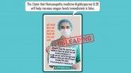 Can Aspidosperma Q 20 Homeopathy Medicine Be Taken As Substitute For Oxygen? Here Is The Truth Behind Fake Message Going Viral