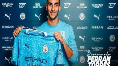 Sports News | Ferran Torres Breaks Messi's Record as Man City Edge Past Newcastle United