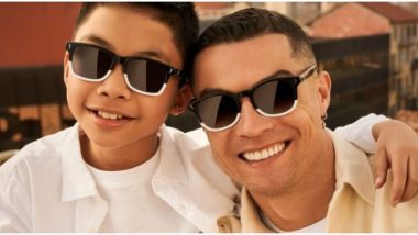 Cristiano Ronaldo Launches New Junior Eyewear Collection, Poses With Young Boy in Latest Instagram Post