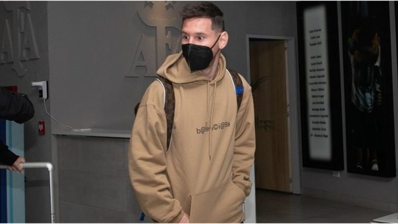 Lionel Messi and Rodrigo De Paul Arrive in Argentina for World Cup 2022 Qualifiers and 2021 Copa America