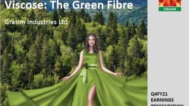 Business News | Grasim Net Profit Up 13 Pc in Q4 to Rs 2,617 Crore