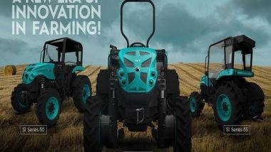 Business News | India's First Fully Automatic Hybrid Tractor Launched with No Battery Packs - HAV Tractors Series S1