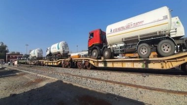 India News | COVID-19: Oxygen Express from Hapa Reaches Kota