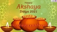 Happy Akshaya Tritiya 2021 HD Images and Wallpapers for Free Download Online: WhatsApp Stickers, Akha Teej Messages and Facebook Greetings to Celebrate the Auspicious Day