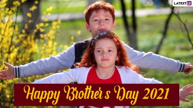 National Brother’s Day 2021 Images & HD Wallpapers for Free Download Online: Wish Happy Brother’s Day With WhatsApp Messages, Quotes and Greetings
