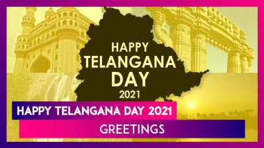 Happy Telangana Day 2021 Greetings: WhatsApp Messages, Quotes, Images To Wish on the Statehood Day