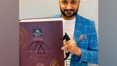 Business News | Amulya Mica Virtually Perfect 1MM Collection Launched by Legendary Cricketer Harbhajan Singh