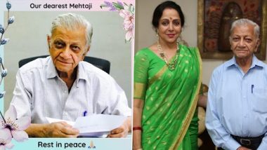 Hema Malini’s Secretary Markand Mehta Passes Away Due to COVID-19 Complications