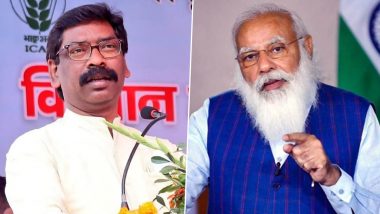 Jharkhand CM Hemant Soren Takes ‘Mann Ki Baat’ Swipe at PM Narendra Modi After Phone Call on COVID-19 Situation, Says 'He Only Spoke His Mann Ki Baat'