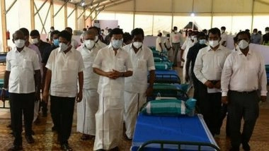 Business News | CM of TN Shri. M. K. Stalin Inaugurated 500 Free Oxygenated Beds at Madurai Government Hospital (Thoppur GH)