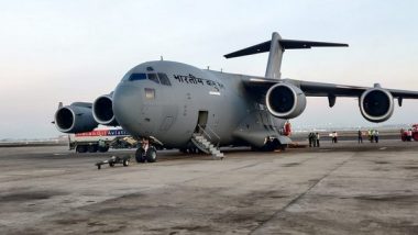 Indian Air Force Aircraft Carrying 450 Oxygen Cylinders From UK Reaches Chennai