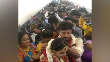 Mid Air Wedding in SpiceJet Flight: DGCA Orders Probe Into Onboard Wedding Ceremony for Flouting COVID-19 Rules, Crew Taken off Duty