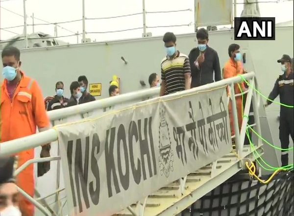 Cyclone Tauktae: INS Kochi Arrives in Mumbai With Rescuees From Barge P305