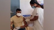 India Pacer T Natarajan Receives First Dose of COVID-19 Vaccine