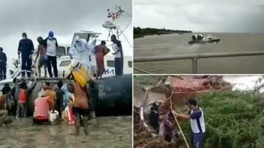 Cyclone Yaas: Indian Coast Guard Response Team Rescues Around 100 People in West Bengal's Nayachara Village (Watch Video)