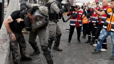 World News | 80 Palestinians Injured in Riots at Israel's Damascus Gate Amid Turmoil, Rocket Launched from Gaza