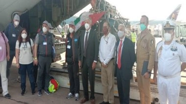 World News | COVID-19: India Receives Oxygen Production Plant, 20 Ventilators from Italy