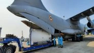 India News | IAF Brings 4 Oxygen Containers from Indonesia to India