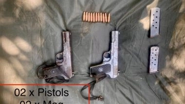 India News | Two Pistols, 11 Bullets Recovered in J-K's Poonch