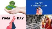 June 2021 Holidays Calendar With Festivals & Events: World Environment Day, Vat Savitri, Father&rsquo;s Day, Yoga Day; Know All Important Dates, List of Fasts & International Days for the Month