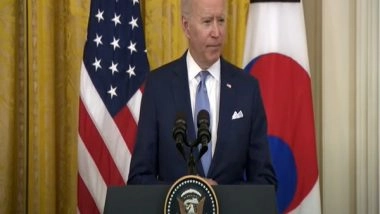 World News | Biden Reiterates Support for Two-state Solution to Israel-Palestinian Conflict