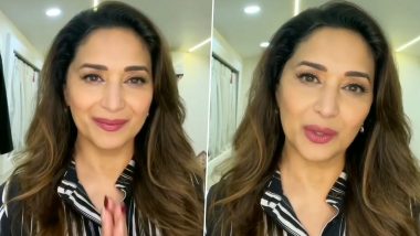 Madhuri Dixit Nene Urges Everyone To Wear Masks and Get Vaccinated As Soon as Possible (Watch Video)