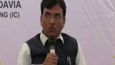 India News | Union Minister Mansukh Mandaviya Inaugurates Floating Jetty at Old Goa