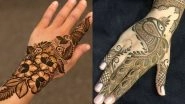 Quick Mehndi Designs For Eid al-Fitr 2021: Simple Floral Mehendi Patterns, Arabic Style DIY Mehendi Designs for the Celebration of Eid