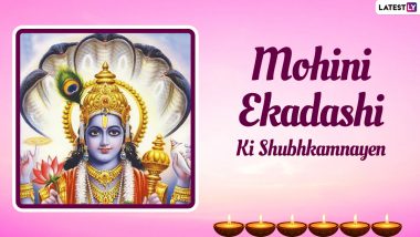 Mohini Ekadashi 2021 HD Images & Wallpapers: Send Wishes, Greetings, Quotes, WhatsApp Stickers & Telegram Photos to Celebrate Lord Vishnu Ekadashi Vrat