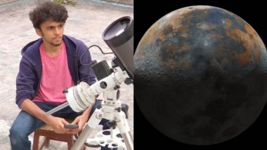 Pune-Based 16-Year-Old Prathamesh Jaju Clicks Scintillating Picture of Moon With 186 GB and 55,000 Images