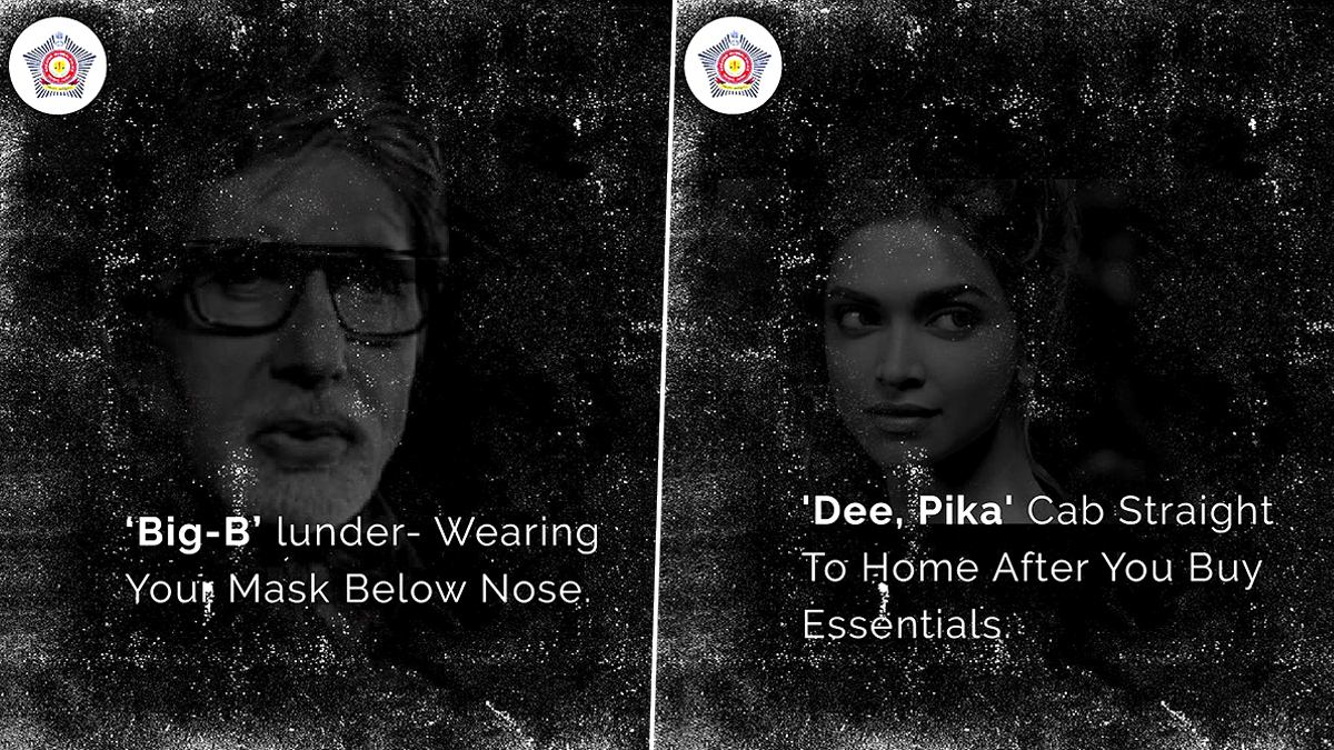 From Amitabh Bachchan to Deepika Padukone, Mumbai Police Warns Citizens About COVID-19 By Going The Bollywood Way!