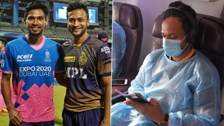 IPL 2021 Suspended: Bangladesh Stars Shakib Al Hasan, Mustafizur Rahman Return to Dhaka