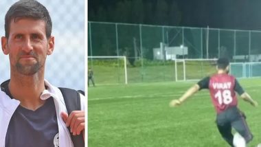 Novak Djokovic Has a Hilarious Reaction to Virat Kohli’s Accidental Crossbar Challenge Video