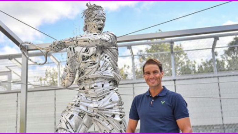 Rafael Nadal’s Statue Revealed At Roland Garros Ahead of French Open 2021 First Round Matches