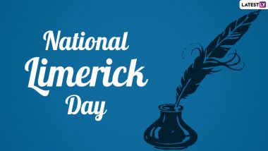 National Limerick Day 2021 Wishes and Greetings: Netizens Share Quotes, Messages, and Pics to Celebrate the Birth Anniversary of Edward Lear, Known for His Works of Nonsensical Prose and Poetry