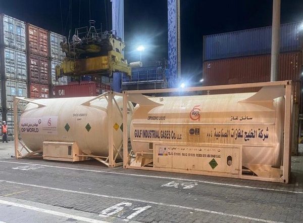 UAE Sends Seven Tankers With 20 MT Liquid Medical Oxygen Each to India, Consignment Arrives at Mundra Port in Gujarat