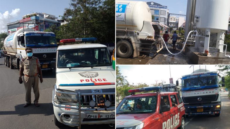 Andhra Pradesh Police Create Green Channel for Oxygen Tanker, Save 400 Lives