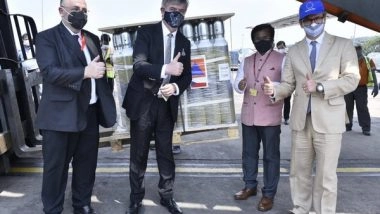 World News | Oxygen Cannulas, Cylinders Arrive in India from Austria, Czech Republic as Part of COVID Assistance