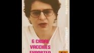 India News | Why is India, Largest COVID Vaccine Manufacturer, Facing Shortage? Priyanka Gandhi Vadra Asks Centre