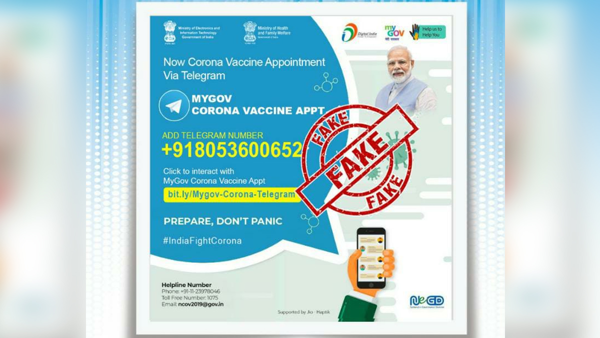 Fact Check News | COVID-19 Vaccine Appointment Can Be Booked On ...